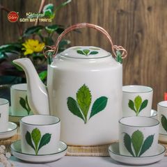 Bộ Ấm Tích Vẽ Ngò Gai 1.5L