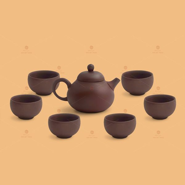 Bộ trà An Thổ Túc dáng quả bí