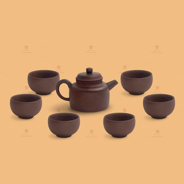 Bộ trà An Thổ Túc dáng nồi đất
