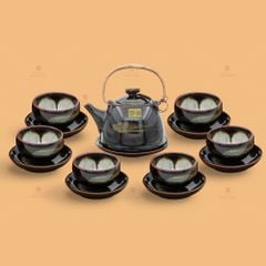 Bộ trà dáng siêu men hoả biến