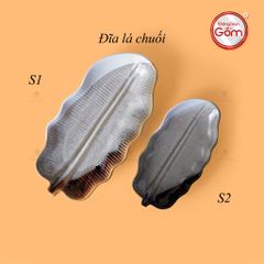 Đĩa Lá Chuối Ba Màu