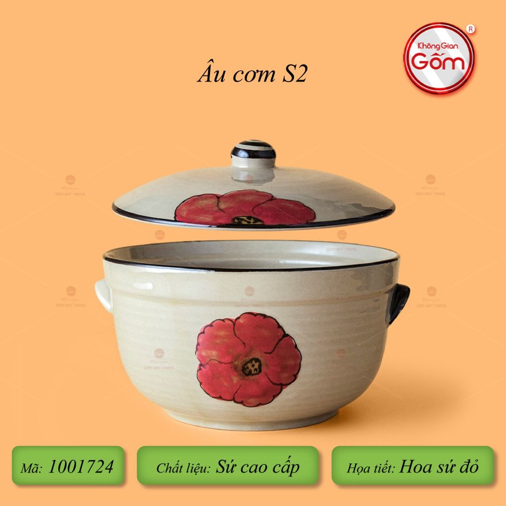 Âu Cơm Hoa Sứ Đỏ