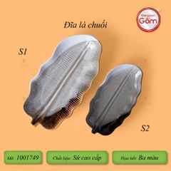 Đĩa Lá Chuối Ba Màu