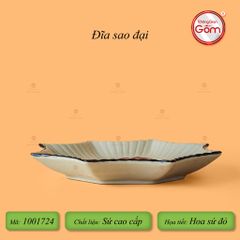 Đĩa Sao Hoa Sứ Đỏ