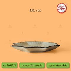 Đĩa Sao Hoa Sứ Đỏ