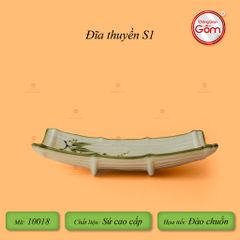 Đĩa Thuyền Hoa Đào Chuồn