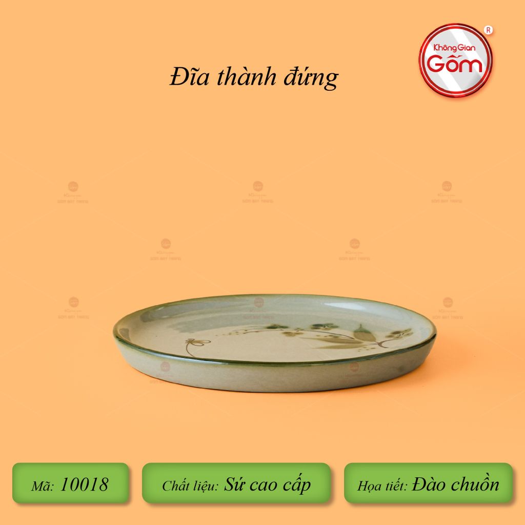 Đĩa Đứng Thành Hoa Đào Chuồn
