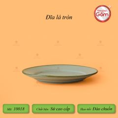 Đĩa Lá Tròn Hoa Đào Chuồn