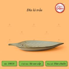 Đĩa Lá Trầu Hoa Đào Chuồn