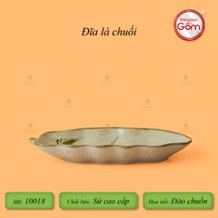 Đĩa Lá Chuối Hoa Đào Chuồn
