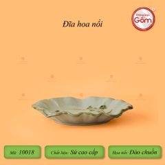 Đĩa Hoa Nổi Hoa Đào Chuồn