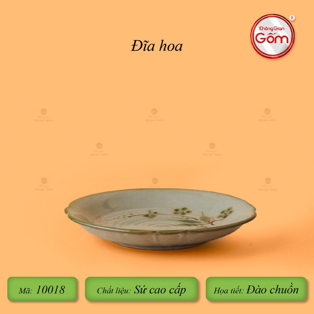 Đĩa Hoa Hoa Đào Chuồn