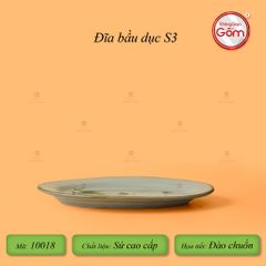 Đĩa Bầu Dục Hoa Đào Chuồn