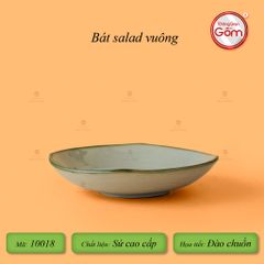 Bát Salad Vuông Hoa Đào Chuồn