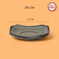 Bộ Ấm Chén Giang Tây Men Hỏa Biến Rêu Lòng Hoa