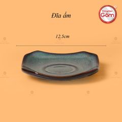 Bộ Ấm Chén Giang Tây Men Hỏa Biến Múi Ngọc Thỏ