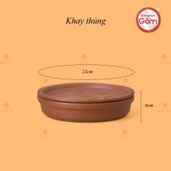 Bộ Ấm Trà Tử Sa Sen Vịt Khay Thủng