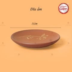 Bộ Ấm Trà Tử Sa Đỏ Son Sen Vàng