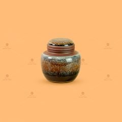 Bộ Phụ Kiện Trà Đại Cẩm Thạch Kẻ Vàng