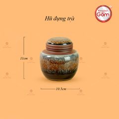Bộ Ấm Chén Cẩm Thạch Kẻ Vàng