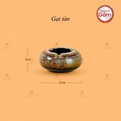 Bộ Phụ Kiện Trà Đại Cẩm Thạch Kẻ Vàng