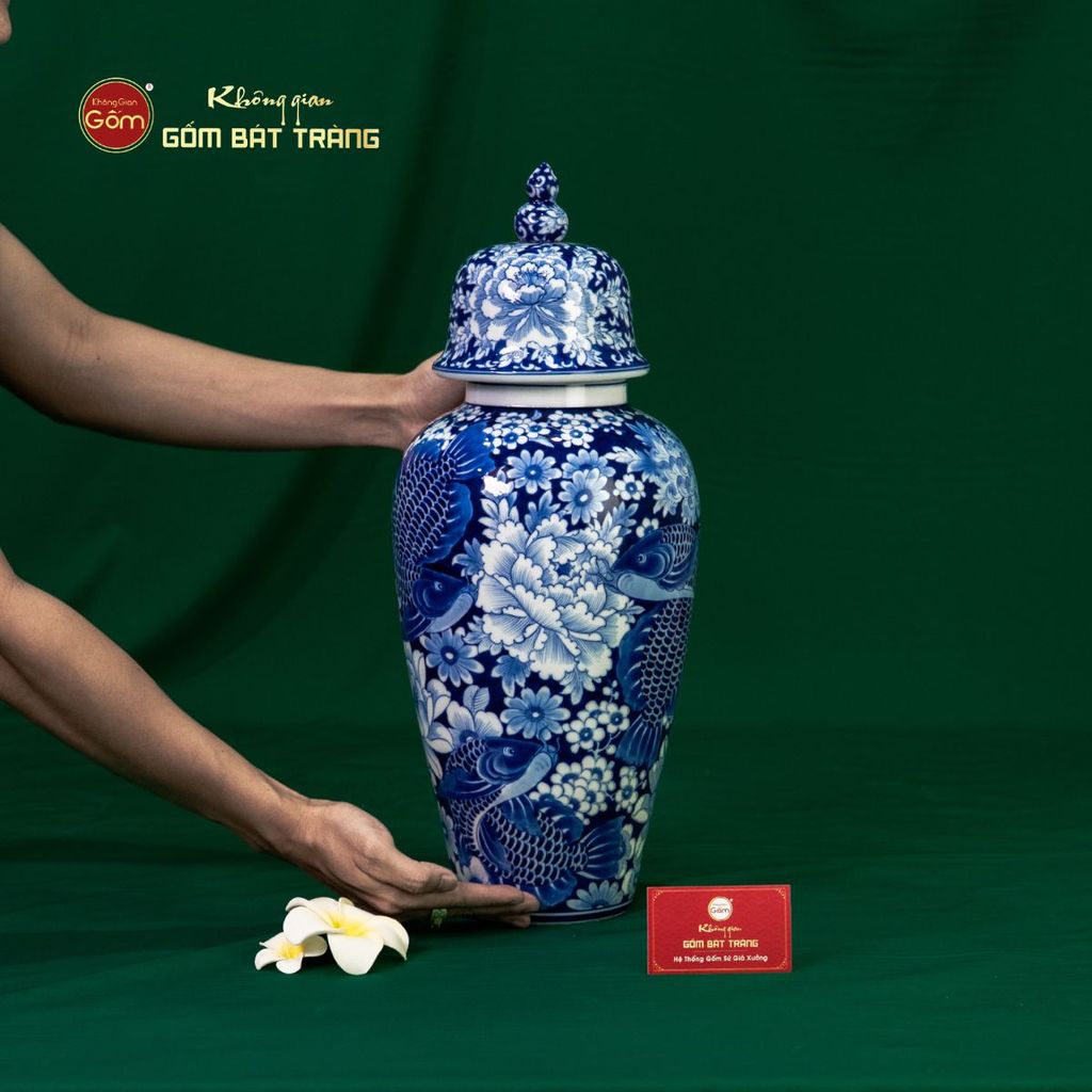 Chóe Hoa Ngư Tụ Khánh Lam Ngọc Bình An 1