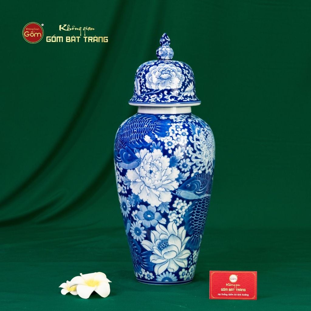 Chóe Hoa Ngư Tụ Khánh Lam Ngọc Bình An