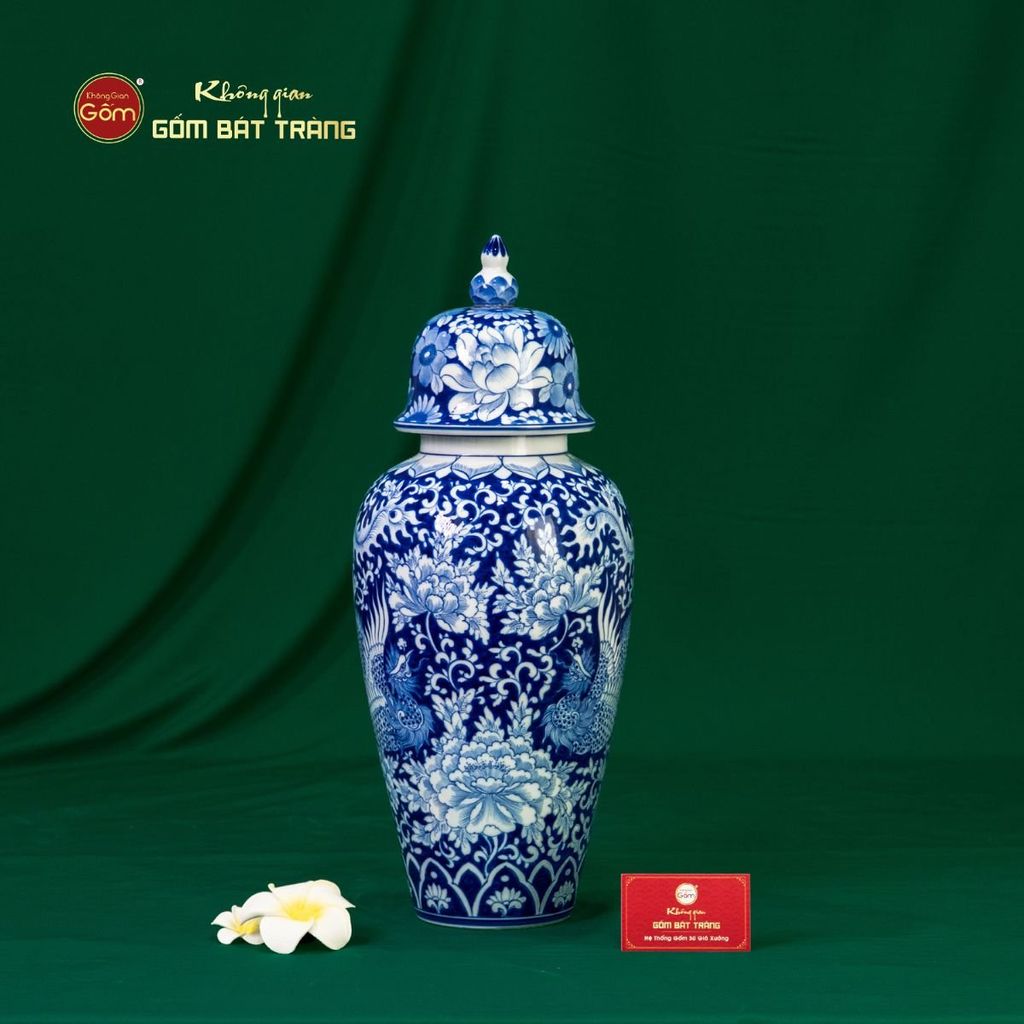 Chóe Song Phụng Cát Tường Ngàn Hoa Phú Quý Lam Ngọc Bình An