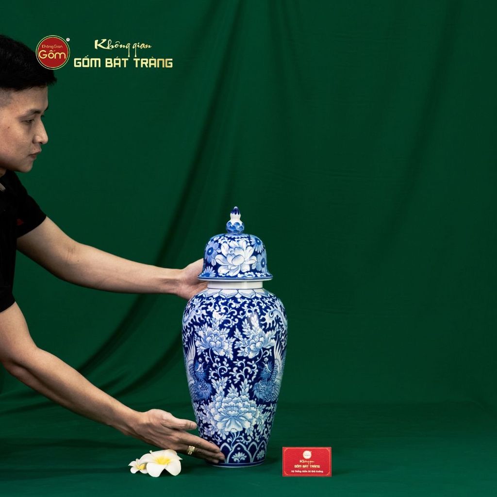 Chóe Song Phụng Cát Tường Ngàn Hoa Phú Quý Lam Ngọc Bình An