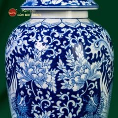 Chóe Song Phụng Cát Tường Ngàn Hoa Phú Quý Lam Ngọc Bình An