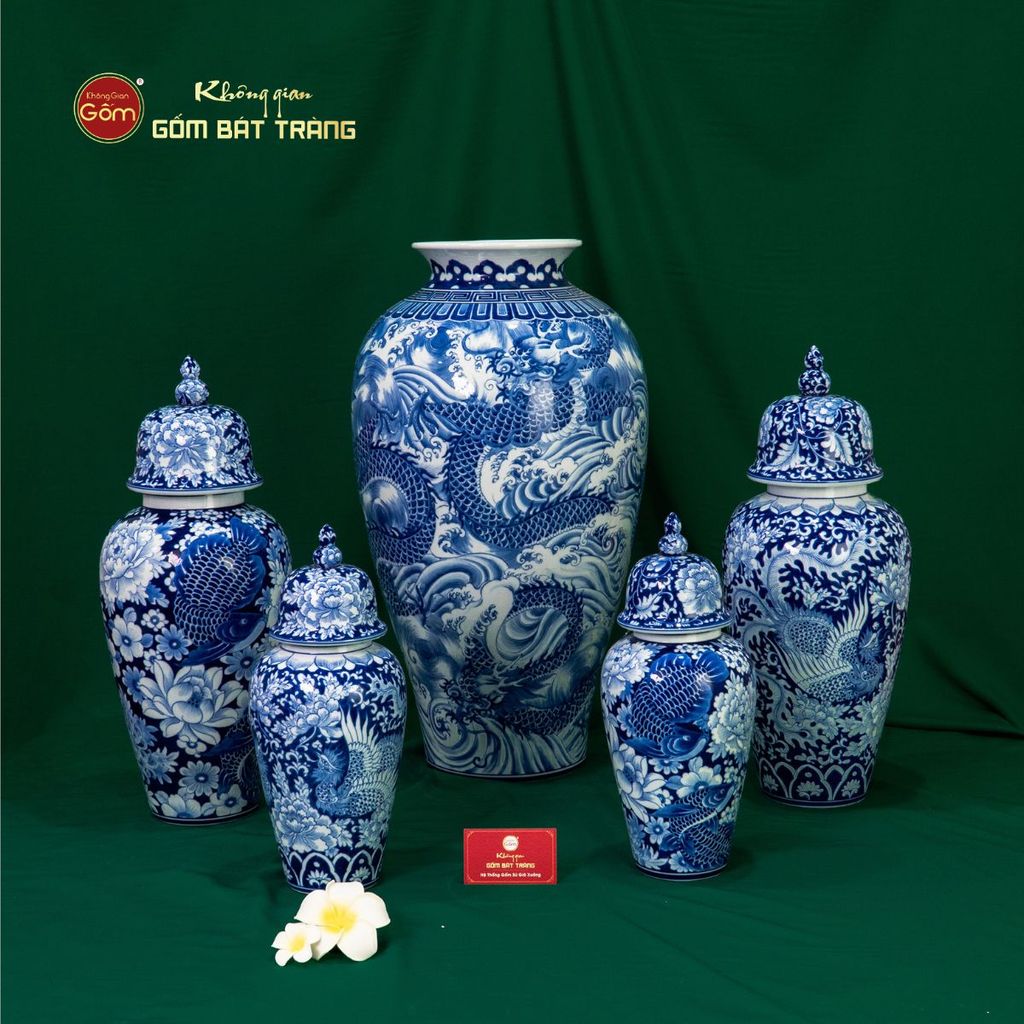 Chóe Hoa Ngư Tụ Khánh Lam Ngọc Bình An 1