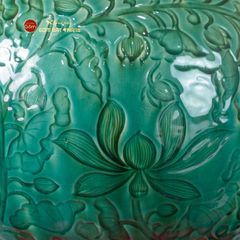 Chum Ngâm Rượu Bọc Đồng Họa Tiết Hoa Lá