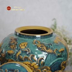 Chum Vàng Họa Tiết Hoa Sen