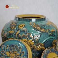 Chum Vàng Họa Tiết Hoa Sen