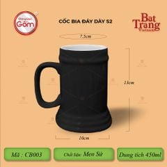 Cốc Bia Đáy Dày