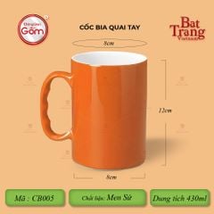 Cốc Bia Quai Tay