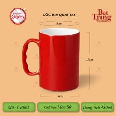 Cốc Bia Quai Tay