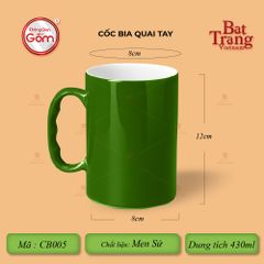 Cốc Bia Quai Tay