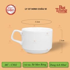 Ly Cà Phê Sứ Minh Châu