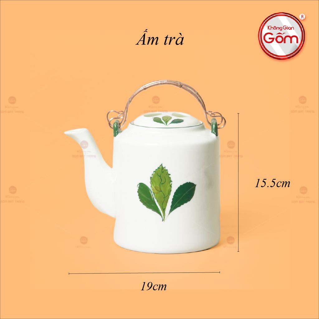 Bộ Ấm Tích Vẽ Ngò Gai 1.5L