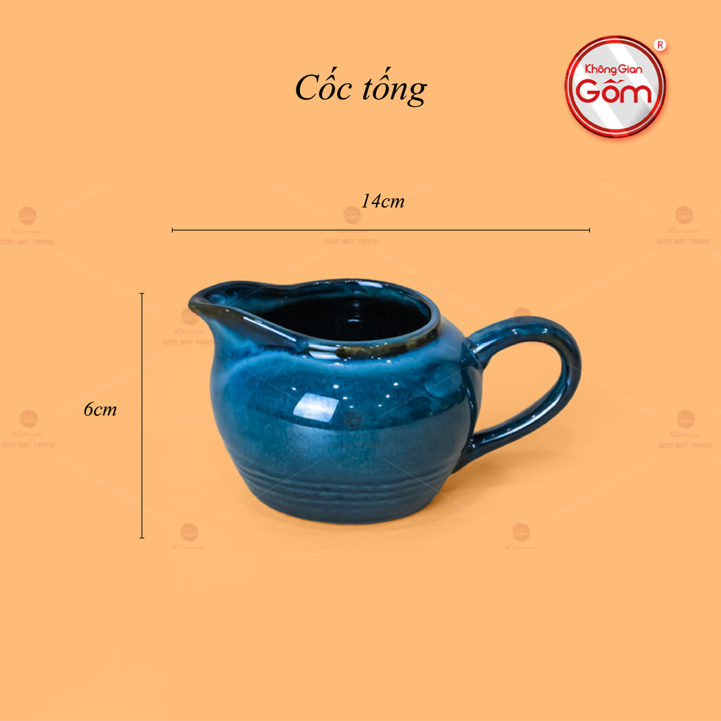 Bộ Ấm Trà Quai Trúc Men Hỏa Biến