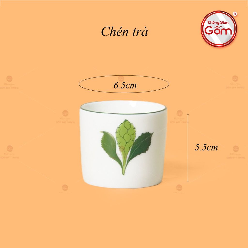Bộ Ấm Tích Vẽ Ngò Gai 1.5L