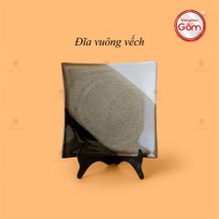Đĩa Vuông Vếch Ba Màu