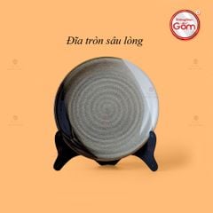 Đĩa Tròn Sâu Lòng Ba Màu