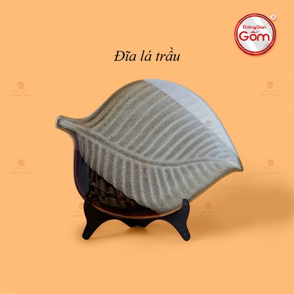 Đĩa Lá Trầu Ba Màu