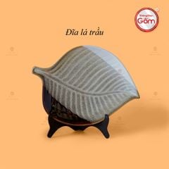 Đĩa Lá Trầu Ba Màu