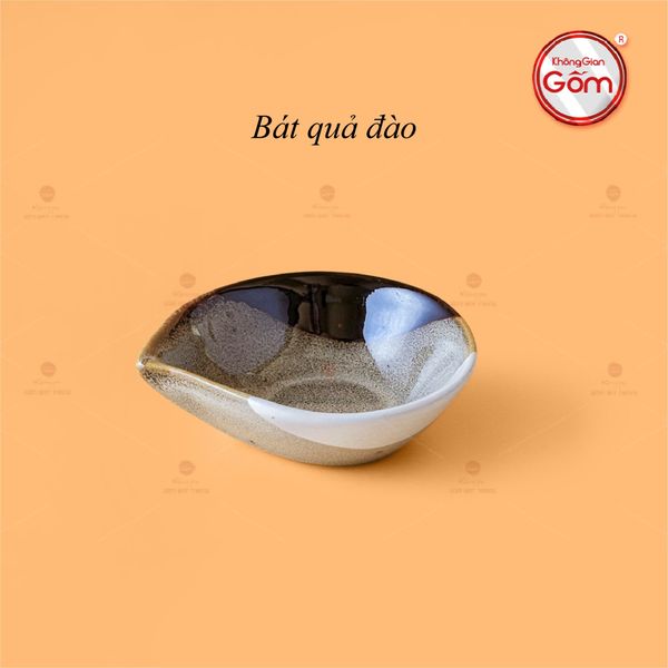 Bát Quả Đào Ba Màu