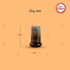 Bộ Ấm Chén Men Hỏa Biến Đại Cẩm Thạch