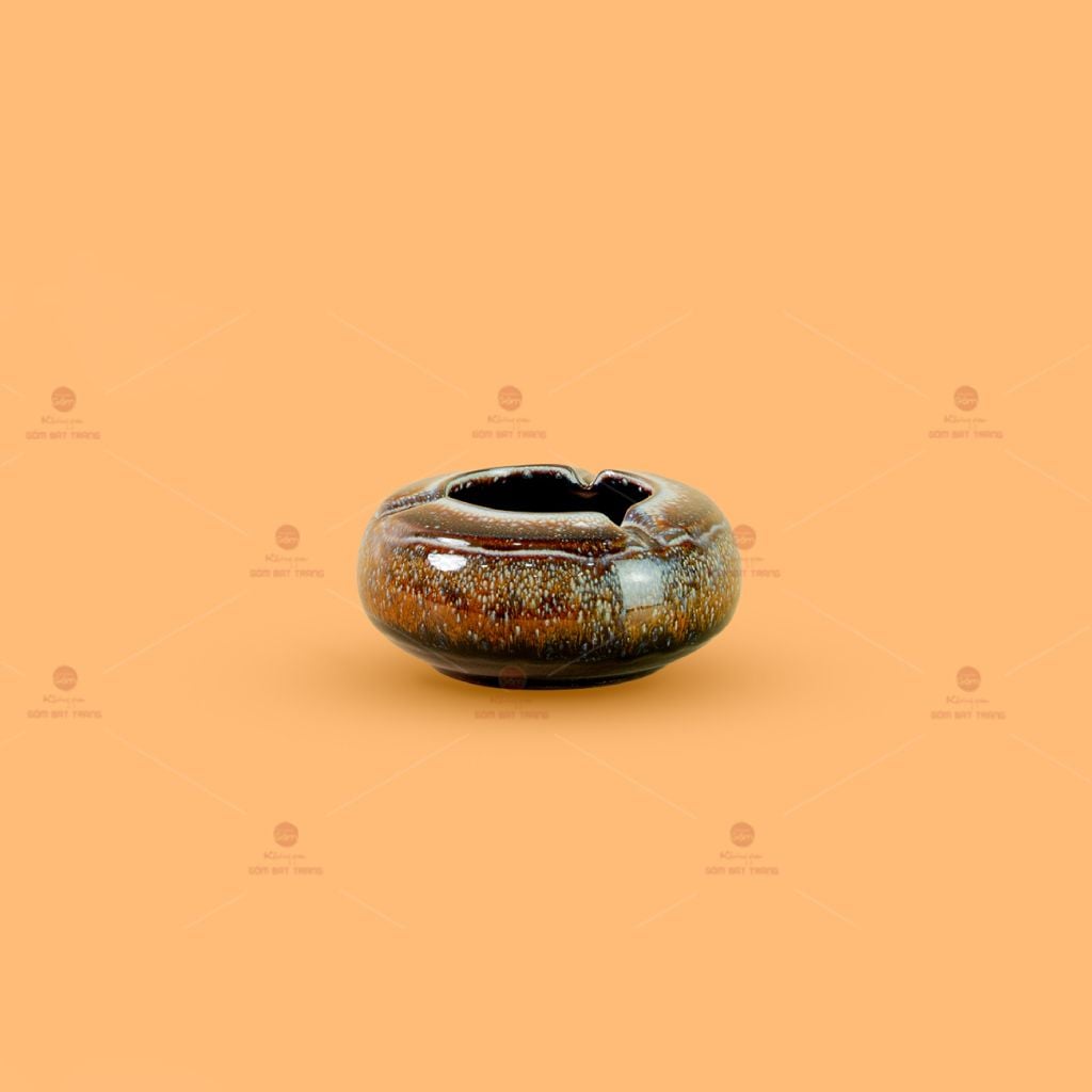 Bộ Phụ Kiện Trà Đại Cẩm Thạch Men Hỏa Biến