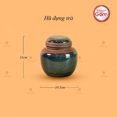 Bộ Ấm Chén Đại Hỏa Biến Men Nâu